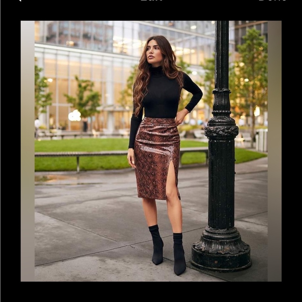 EXPRESS skirt BNWT! with side slit